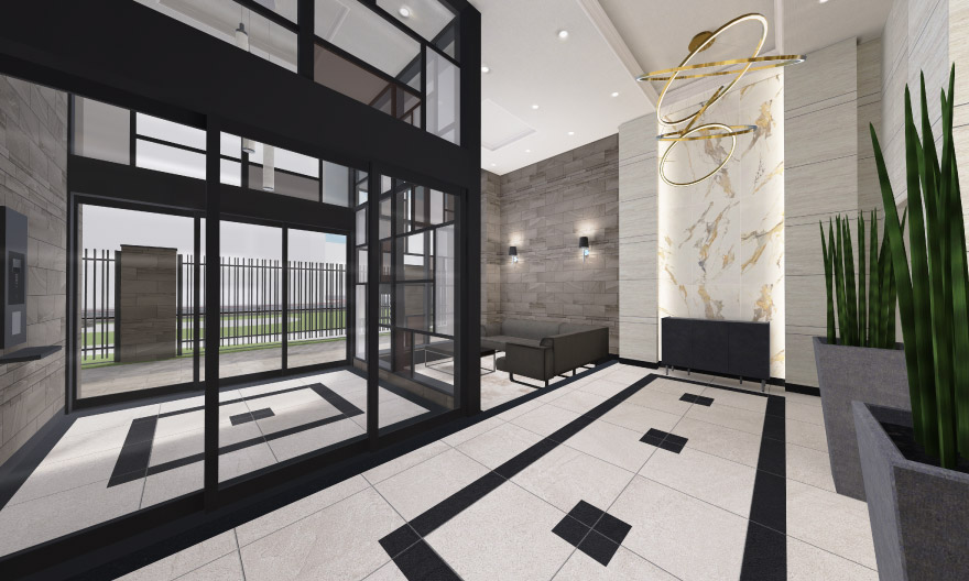 エントランスホール完成予想CG