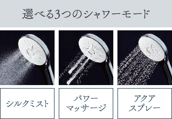 多機能シャワーヘッド