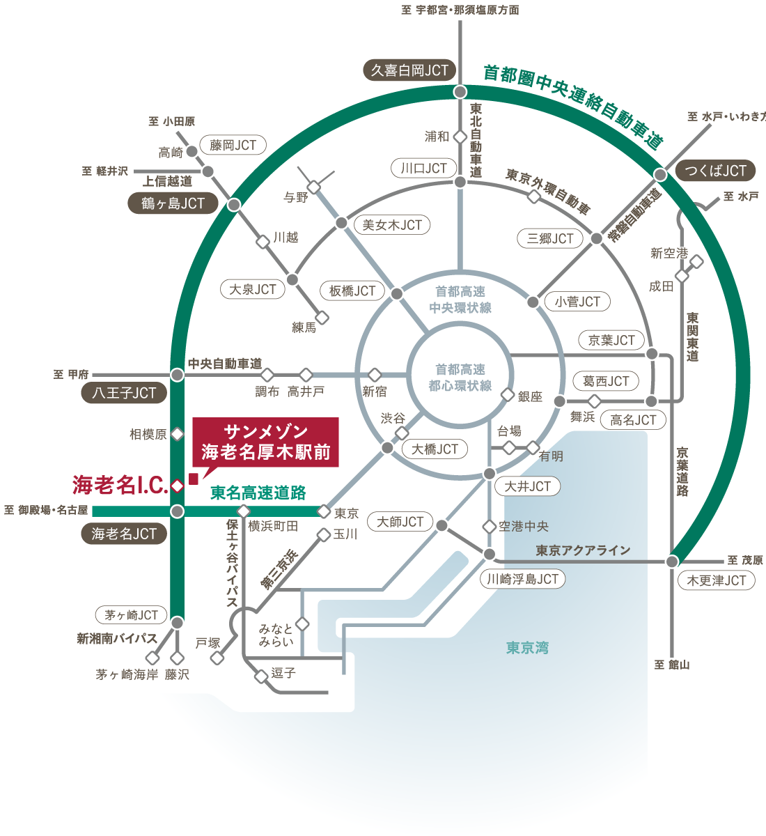 高速道路路線図