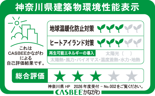 神奈川県建築物環境性能表示　総合評価
