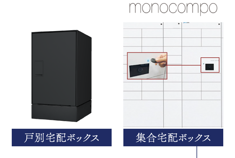 戸別宅配ボックス、集合宅配ボックス