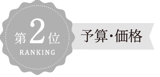 第2位 予算・価格