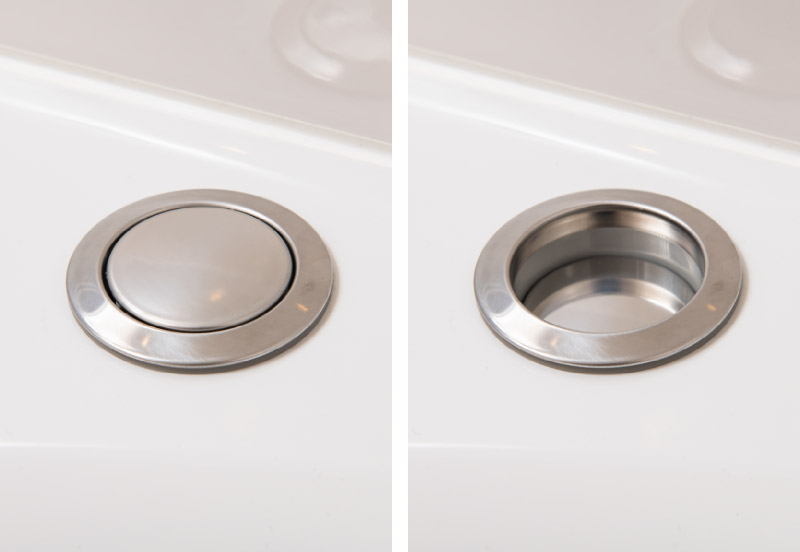 ワンプッシュ排水栓