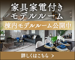 限定3邸　家具家電付きモデルルーム　棟内モデルルーム公開中