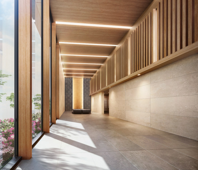 エントランスホール完成予想図