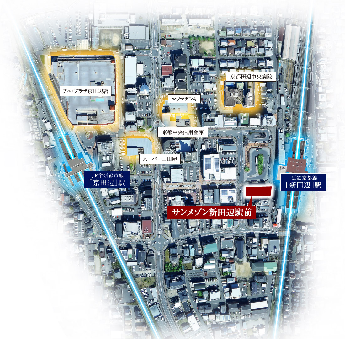 現地周辺図