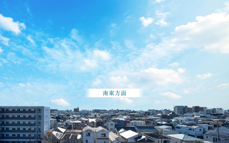 現地6階からの眺望