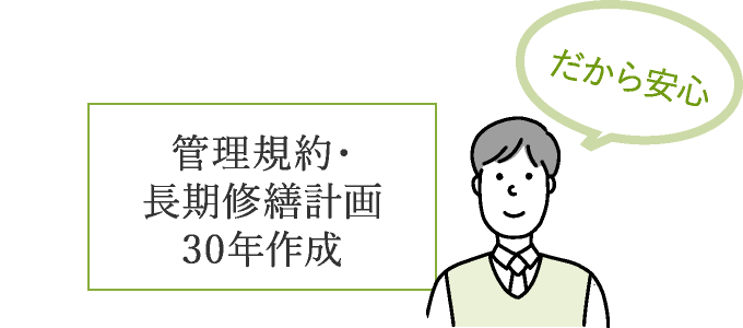 管理規約・長期修繕計画30年作成