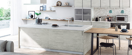 フラットキッチン