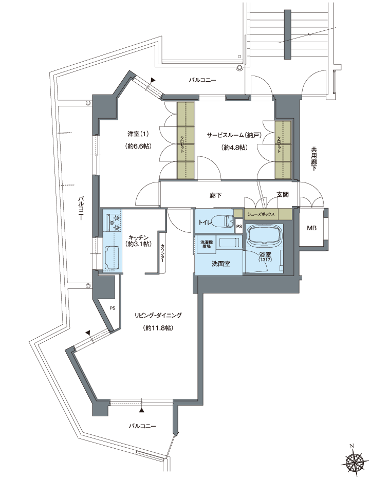 Aタイプ間取り図