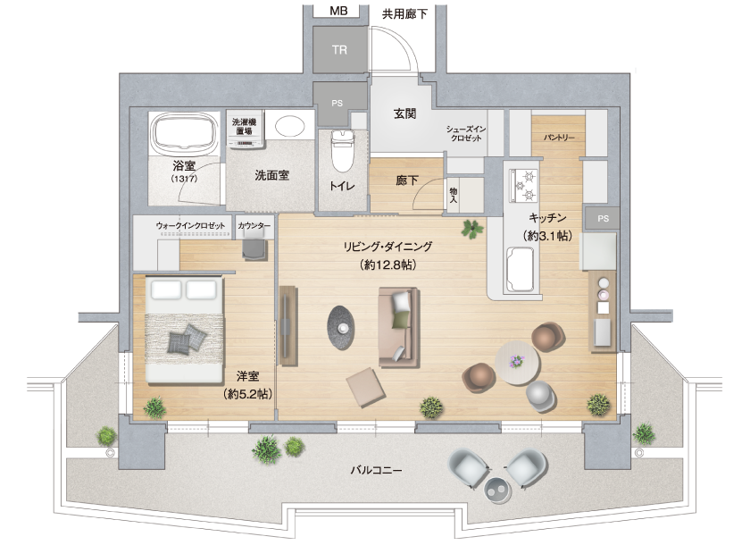 ピックアッププラン　間取り図
