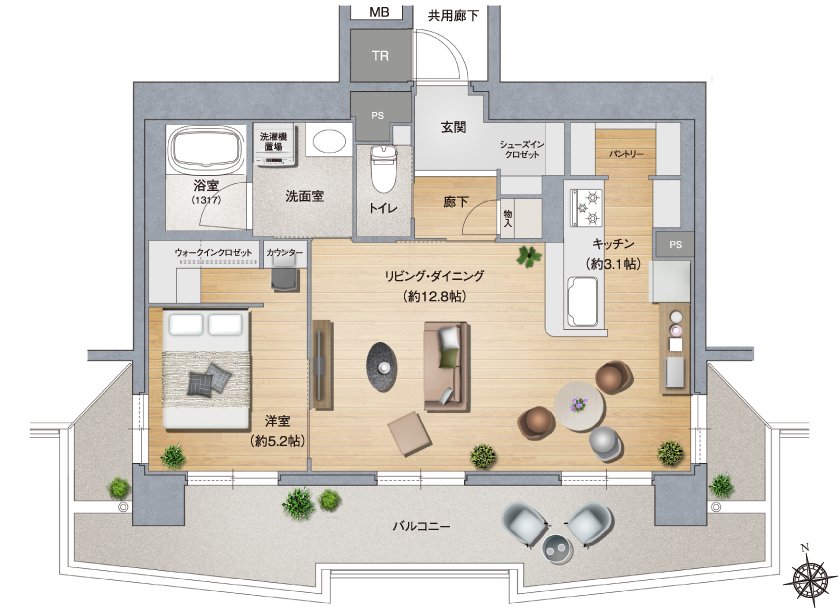 ピックアッププラン　間取り図