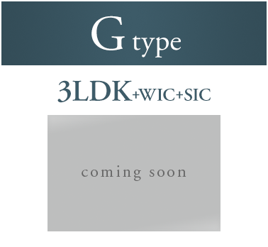 Gtype 3LDK+WIC+SIC 78.36㎡